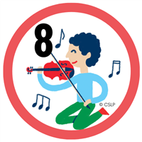 8 Hours of Reading Badge